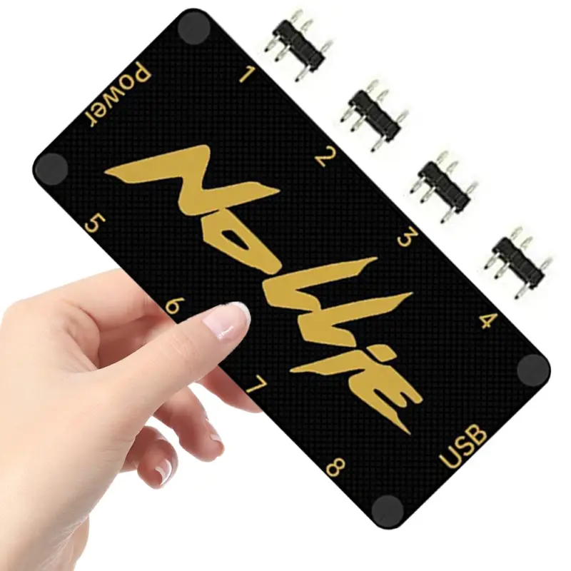 5V 3PIN ARGB Controller Support SignalRGB OpenRGB ARGB Fan HUB Splitter SATA Power 8/16 Way for Extended Motherboard Interface - Image 4
