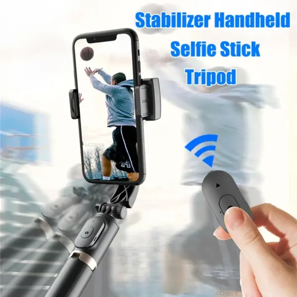 2025 new Telescopic Selfie Stick Tripod Monopod Stand Mobile Phone Support Wireless Gimbal Stabilizer For iPhone Android Holder