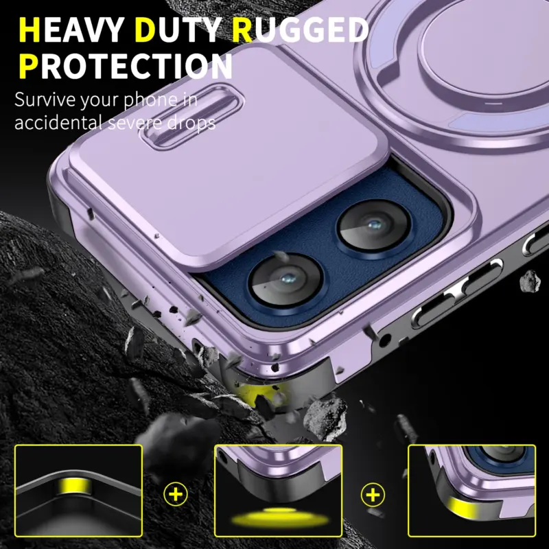 Shockproof Car Mount Magnetic Stand Phone Case For Motorola Moto G Stylus Power Play Pure 5G 2025 2024 2023 Ring Kickstand Cover - Image 4