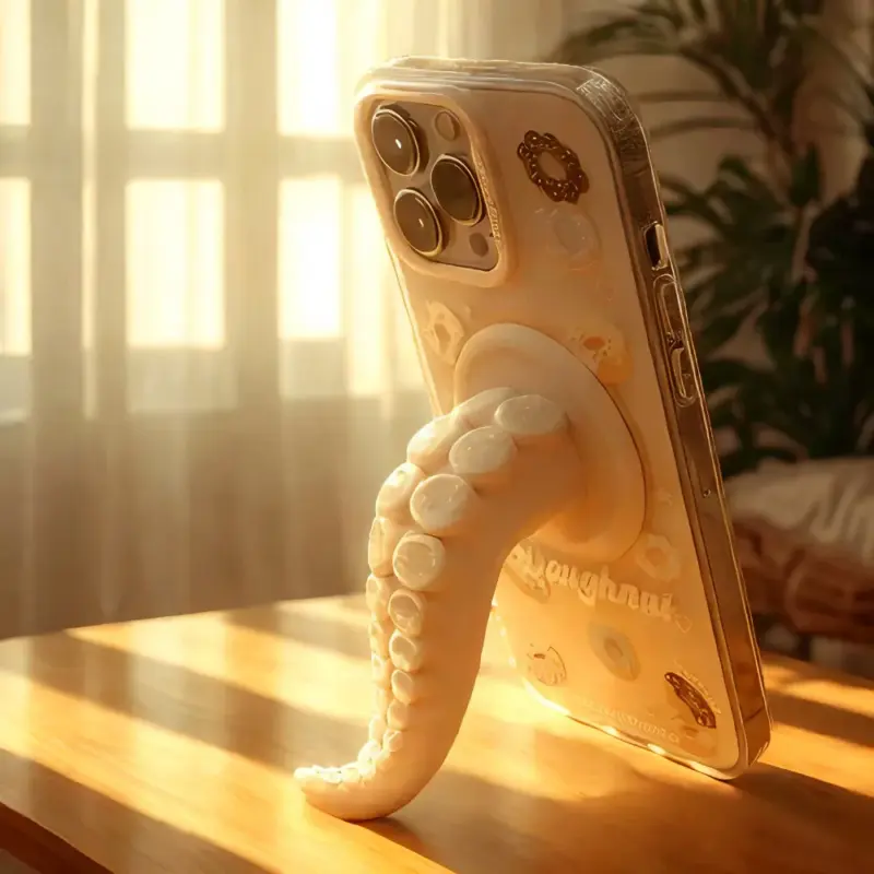 2025 NewOctopus Tentacle MagSafe Phone Grip - Detachable Magnetic Holder, Fun Phone Stand & Bracket for iPhone Accessorie