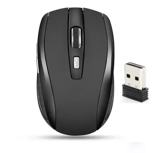 Computer Mouse Wireless USB Adjustable Gamer Gaming 6 Button Optical 2.4 USB Receiver for Computer PC Accessories